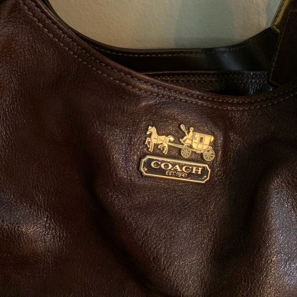 Coach purse brown leather - Picture 3 of 6